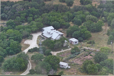 Ariel view of our house